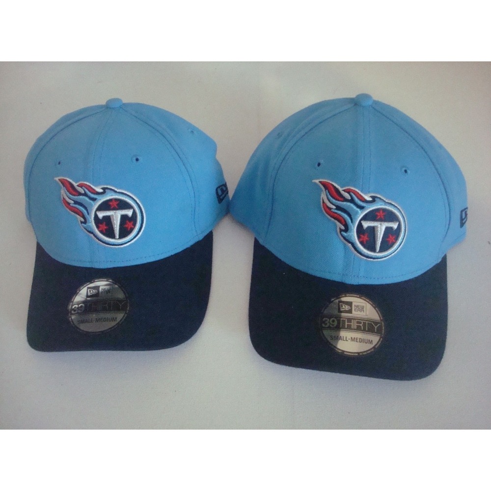 2PC LOT‎ TENNESSEE TITANS NEW ERA 00S Y2K  HAT CAP VINTAGE DEADSTOCK C4
